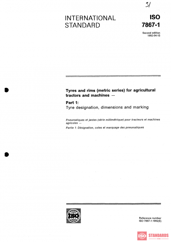 ISO 7867-1:1992 PDF