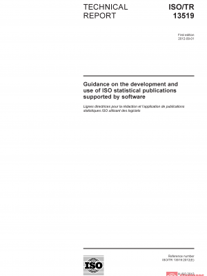 ISO/TR 13519:2012 PDF