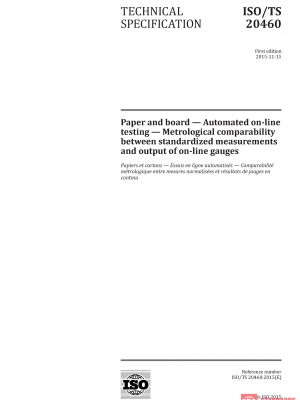 ISO/TS 20460:2015 PDF