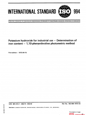 ISO 994:1973 PDF