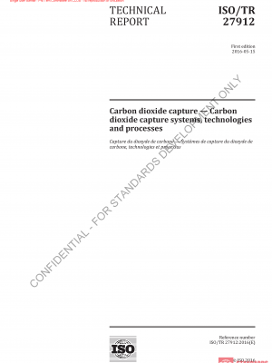 ISO TR 27912 (CCUS):2016 PDF