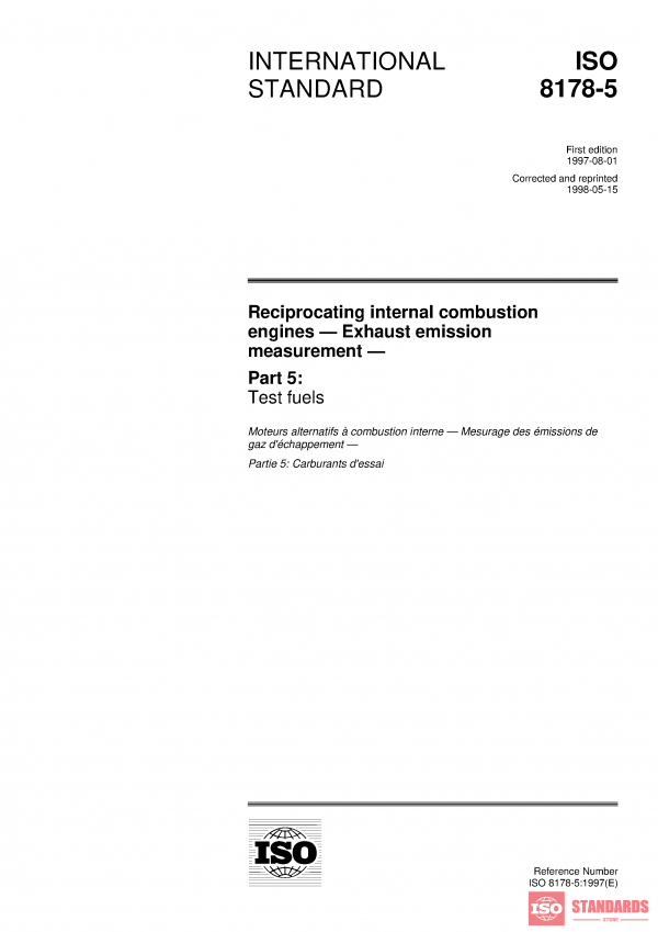 ISO 8178-5:1997 PDF
