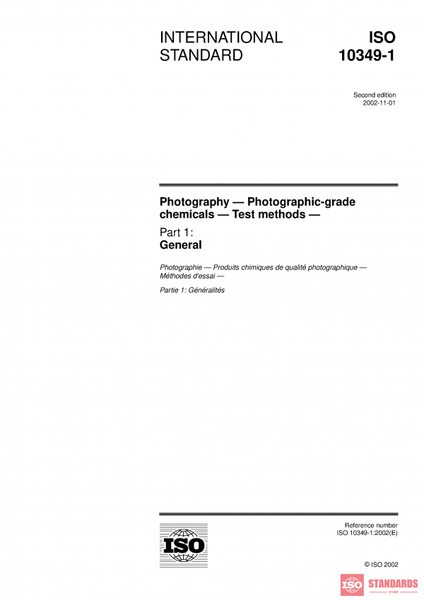 ISO 10349-1:2002 PDF