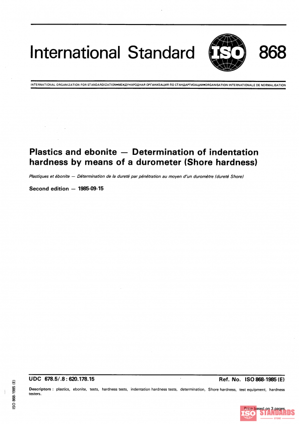 ISO 868:1985 PDF