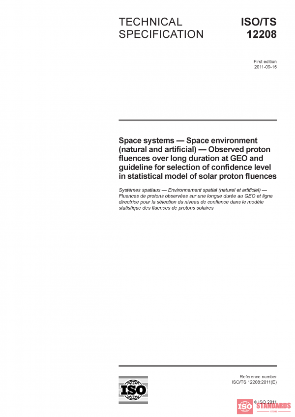 ISO/TS 12208:2011 PDF