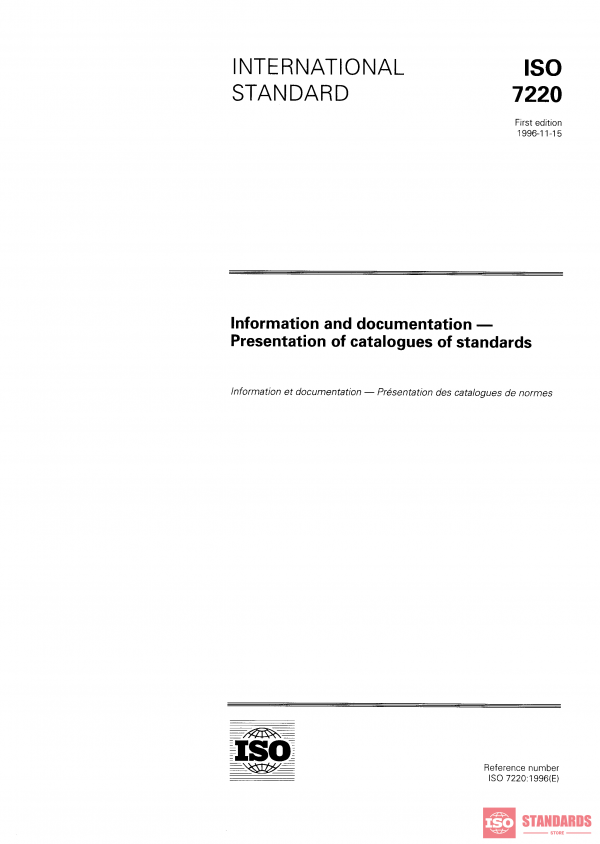 ISO 7220:1996 PDF