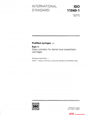 ISO 11040-1:1992 PDF