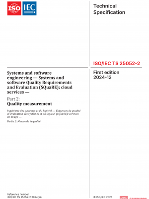 ISO/IEC TS 25052-2:2024 PDF