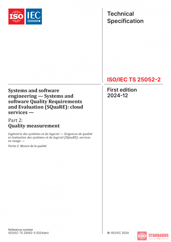 ISO/IEC TS 25052-2:2024 PDF