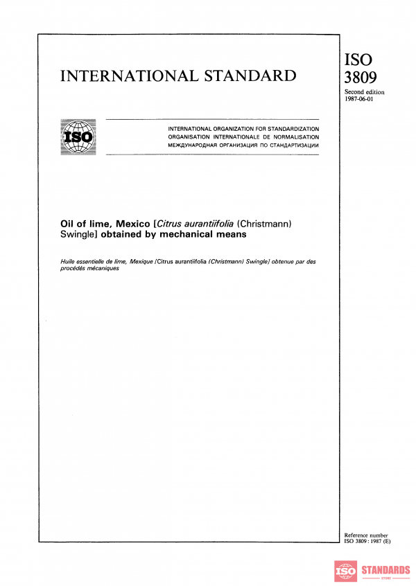 ISO 3809:1987 PDF