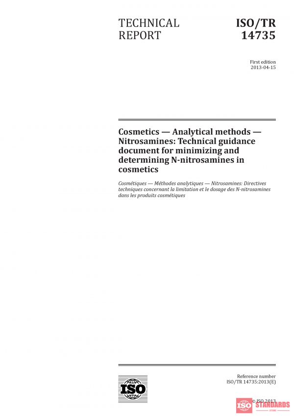 ISO/TR 14735:2013 PDF