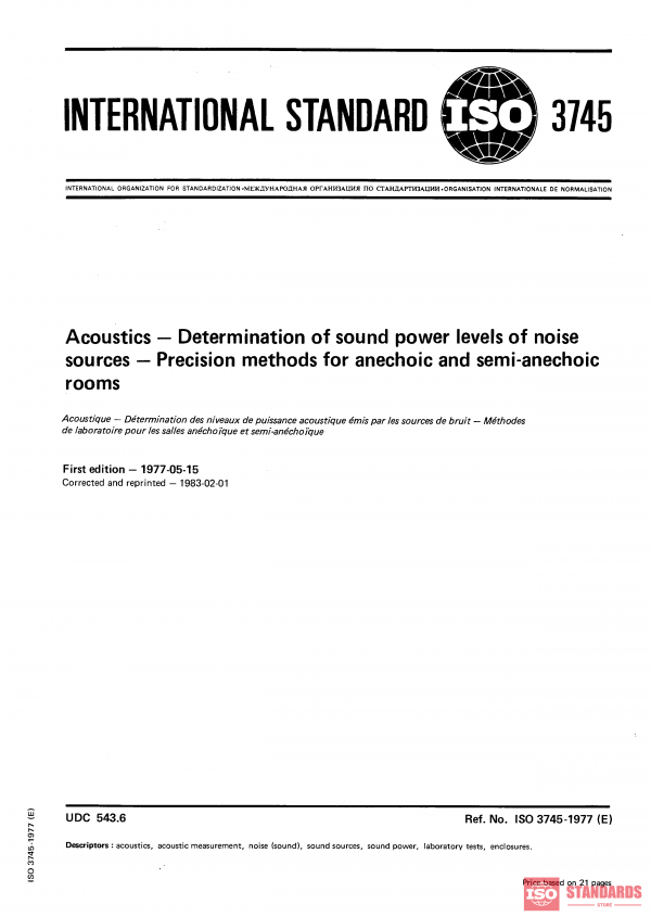 ISO 3745:1977 PDF