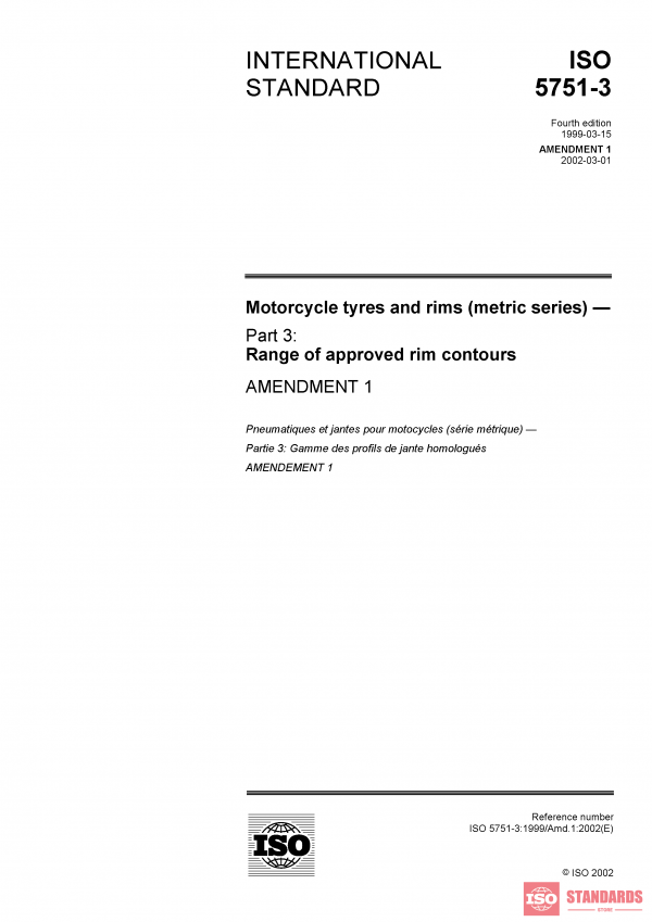 ISO 5751-3:1999/Amd 1:2002 PDF