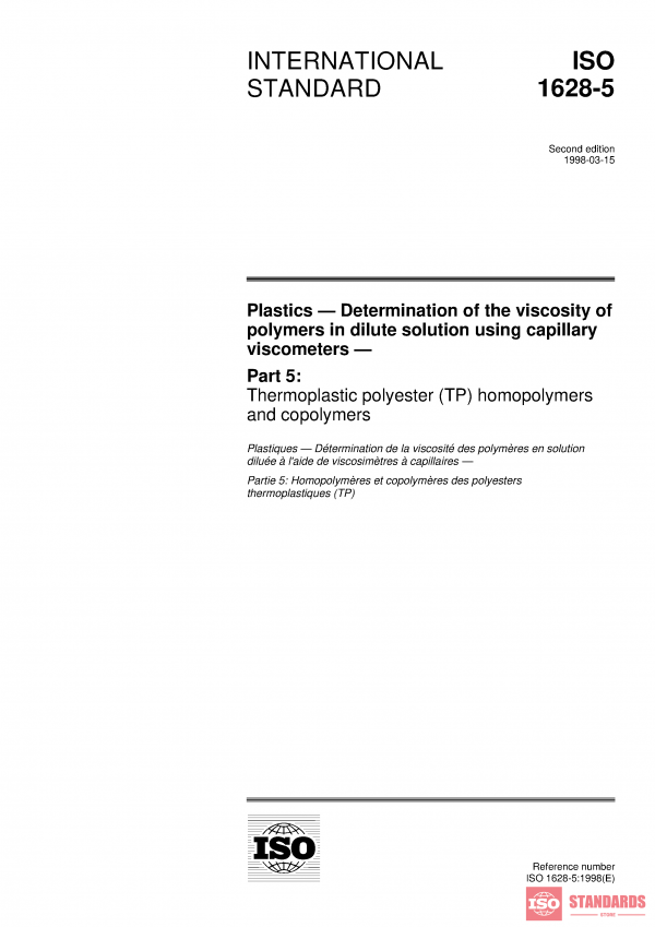 ISO 1628-5:1998 PDF