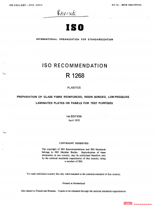ISO/R 1268:1970 PDF
