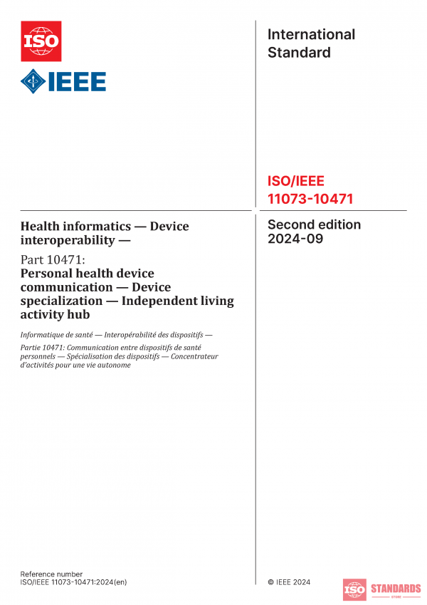 ISO/IEEE 11073-10471:2024 PDF