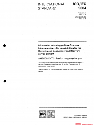 ISO/IEC 9804:1990/Amd 2:1992 PDF