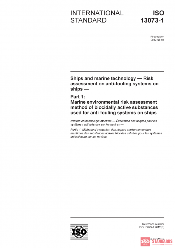 ISO 13073-1:2012 PDF