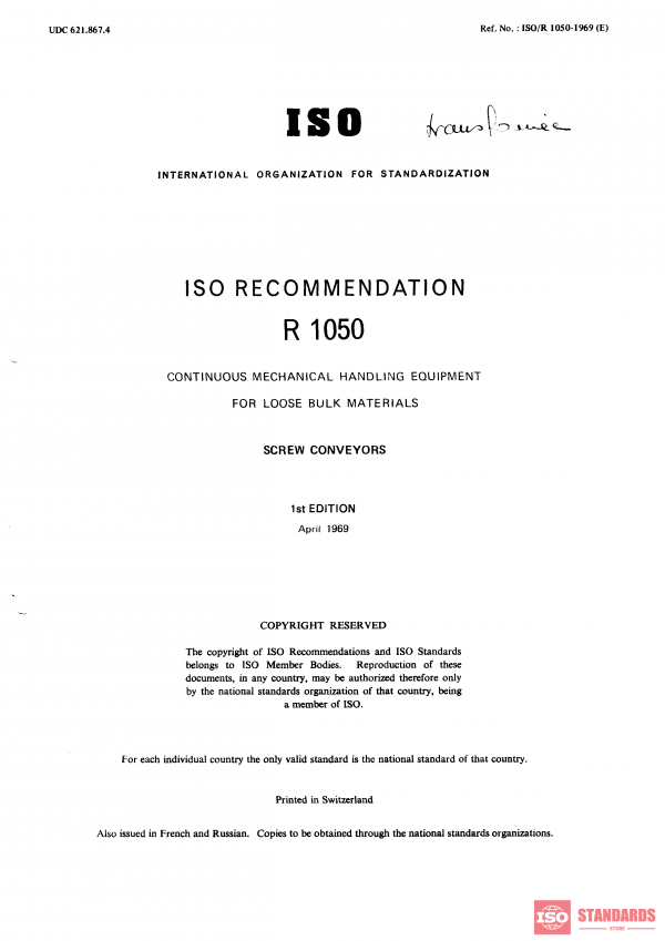 ISO/R 1050:1969 PDF