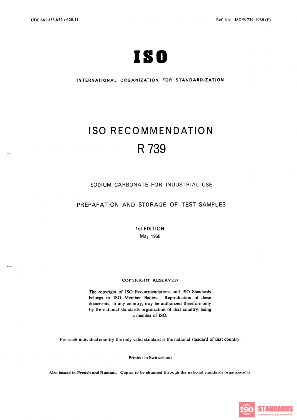 ISO/R 739:1968 PDF