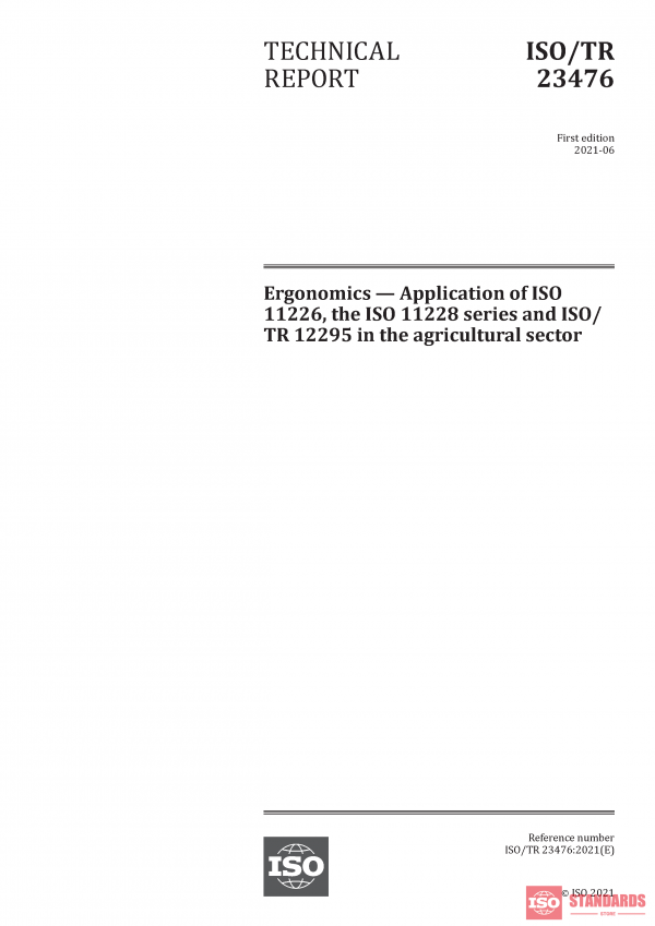 ISO/TR 23476:2021 PDF