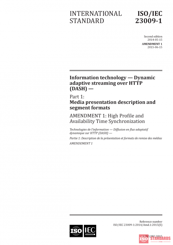 ISO/IEC 23009-1:2014/Amd 1:2015 PDF