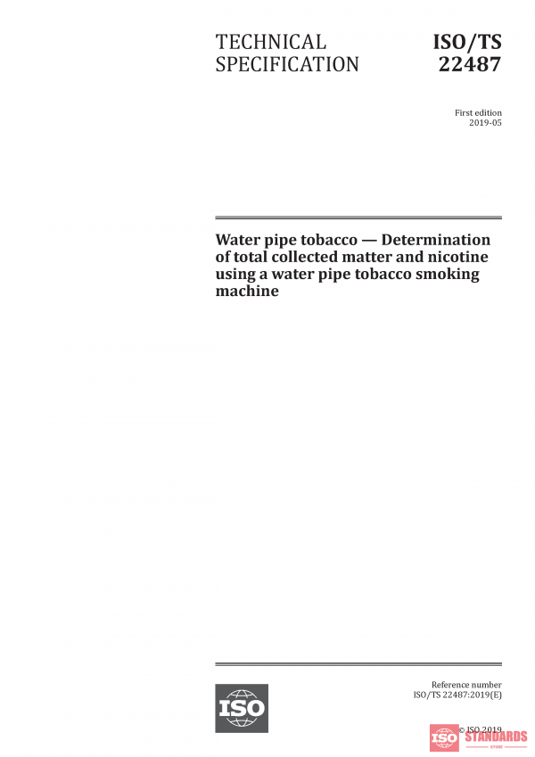 ISO/TS 22487:2019 PDF