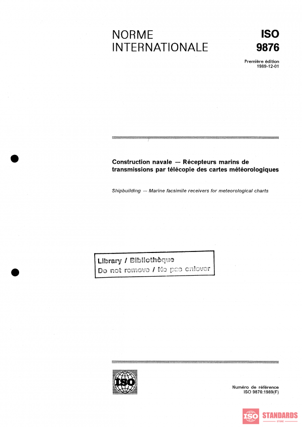 ISO 9876:1989 PDF
