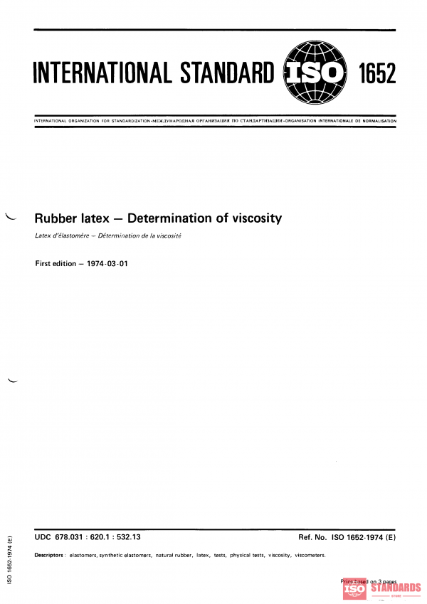ISO 1652:1974 PDF