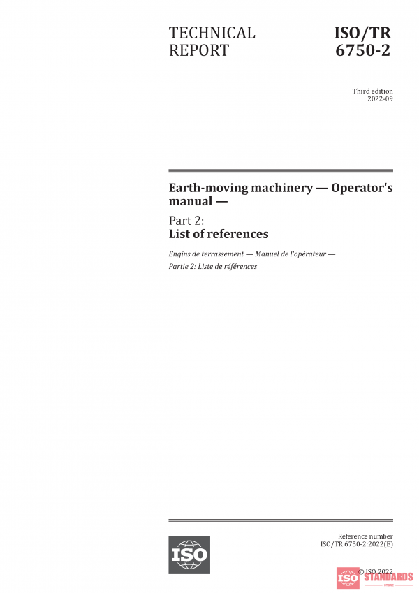 ISO/TR 6750-2:2022 PDF