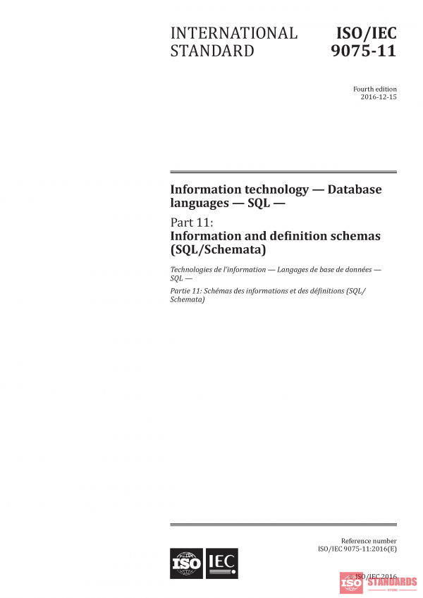 ISO/IEC 9075-11:2016 PDF