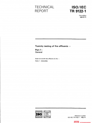 ISO/TR 9122-1:1989 PDF