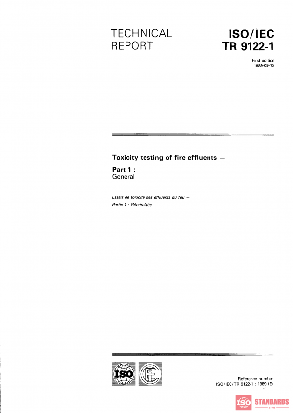ISO/TR 9122-1:1989 PDF