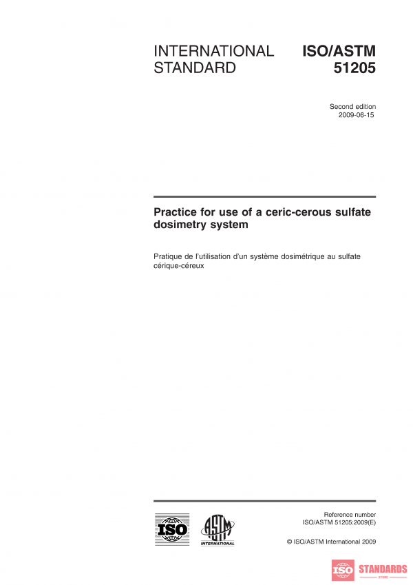 ISO/ASTM 51205:2009 PDF