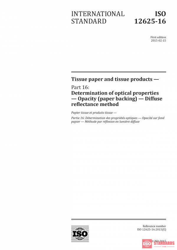 ISO 12625-16:2015 PDF