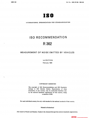 ISO/R 362:1961 PDF