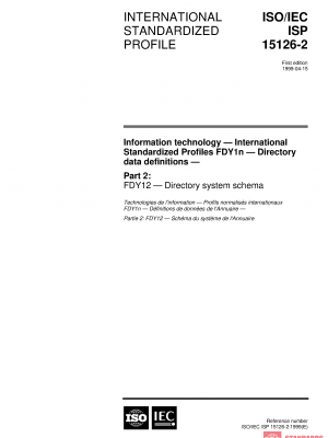 ISO/IEC ISP 15126-2:1999 PDF