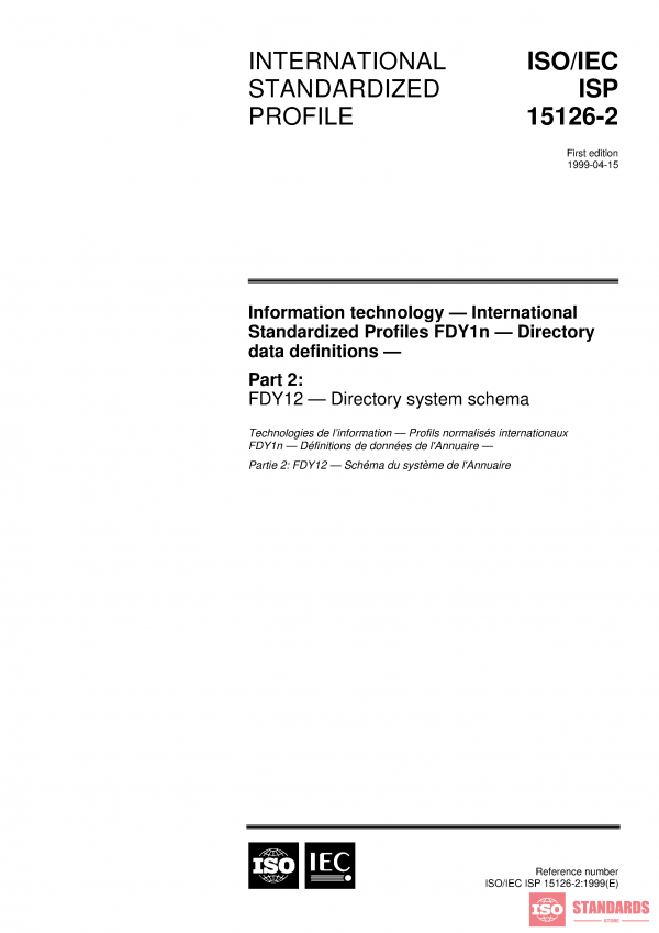 ISO/IEC ISP 15126-2:1999 PDF