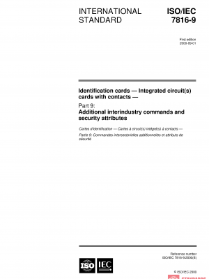 ISO/IEC 7816-9:2000 PDF