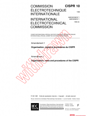 CISPR 10:1992/AMD1:1995 PDF