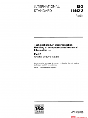 ISO 11442-2:1993 PDF