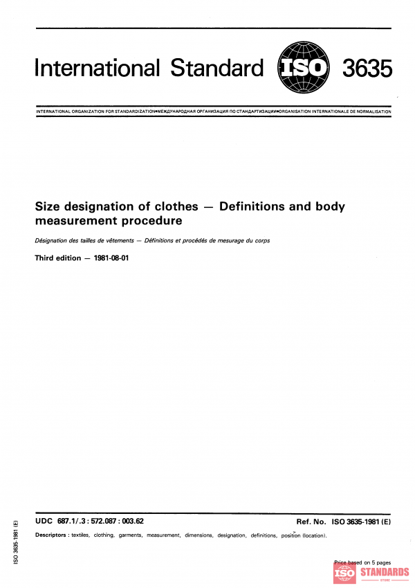 ISO 3635:1981 PDF