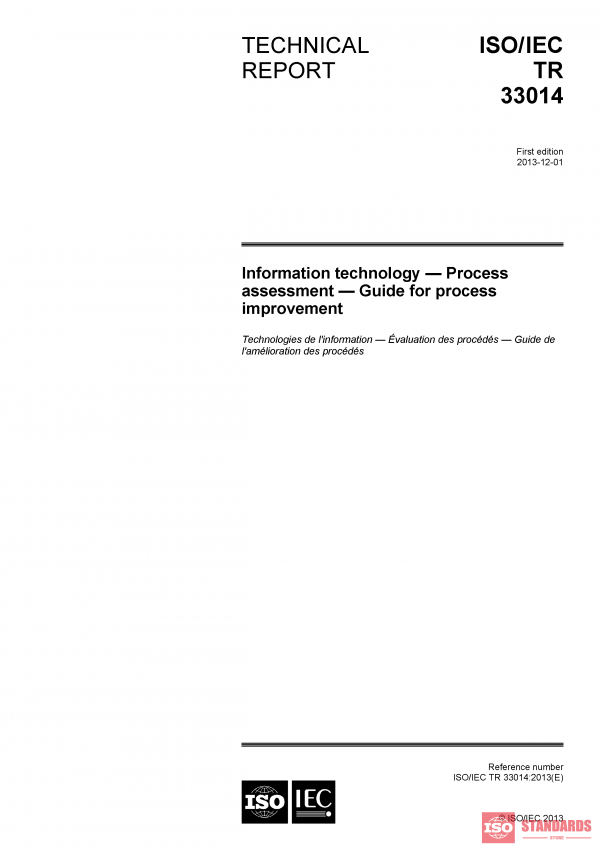 ISO/IEC TR 33014:2013 PDF