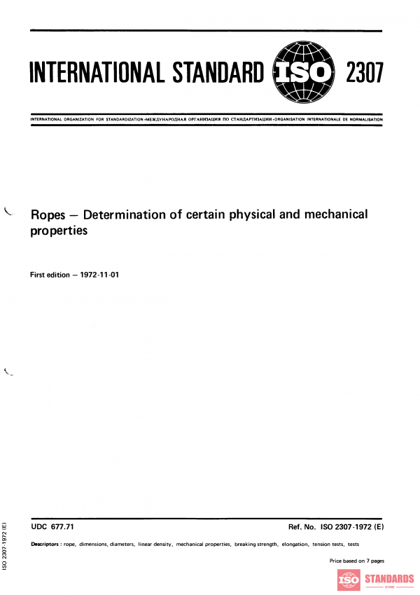 ISO 2307:1972 PDF