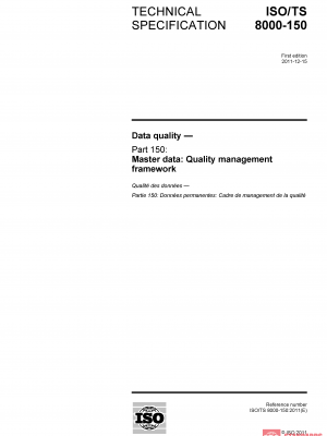 ISO/TS 8000-150:2011 PDF