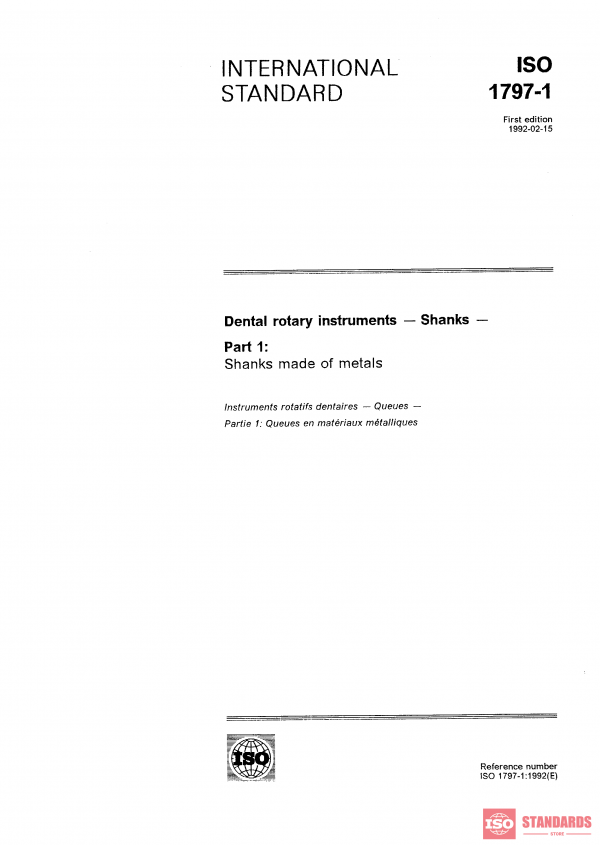 ISO 1797-1:1992 PDF