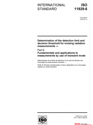 ISO 11929-6:2005 PDF