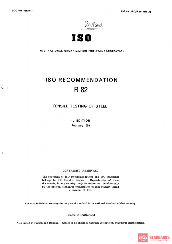 ISO/R 82:1959 PDF