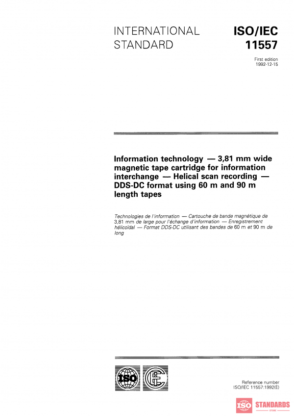 ISO/IEC 11557:1992 PDF