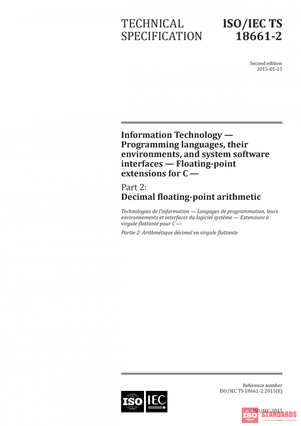 ISO/IEC TS 18661-2:2015 PDF